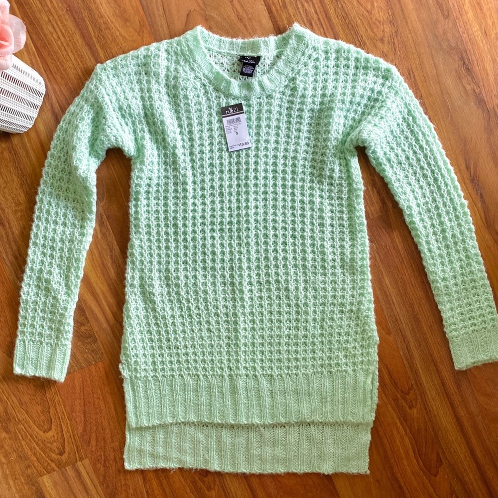 Rue21 Mint Green Light Sweater